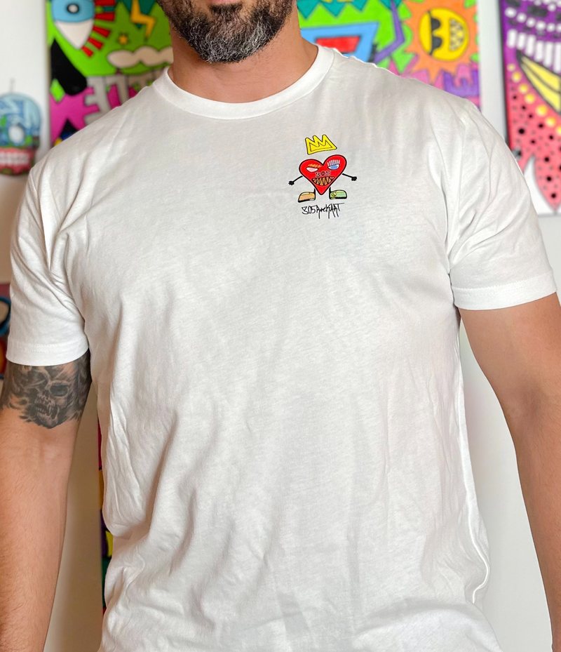 "305 Heart" Shirt by 305 Rick Art, additional view 2 of 2.