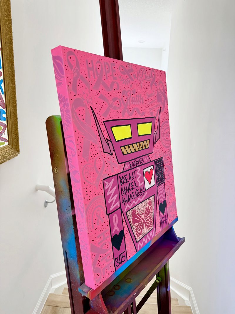 Boobies Bot (24x20") by 305 Rick Art, additional view 2 of 3.