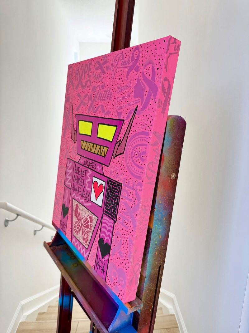 Boobies Bot (24x20") by 305 Rick Art, additional view 3 of 3.