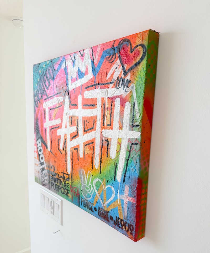 Faith is Everything (24x20") by 305 Rick Art, additional view 4 of 5.