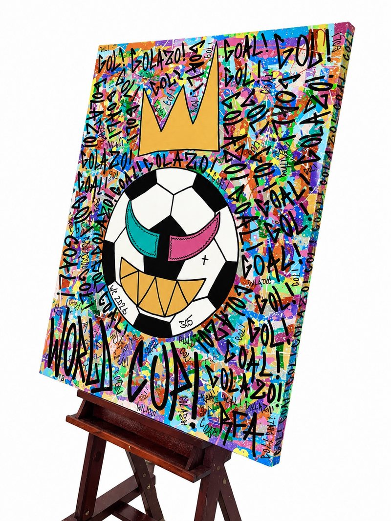 Golazo! (48x36”) by 305 Rick Art, additional view 2 of 4.