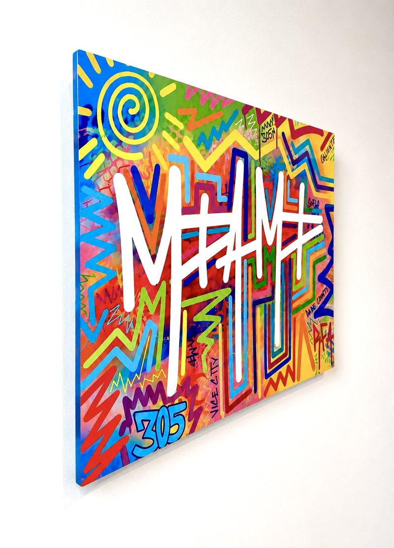 Metal Print: Miami Everything (Multiple Sizes) by 305 Rick Art, additional view 2 of 4.