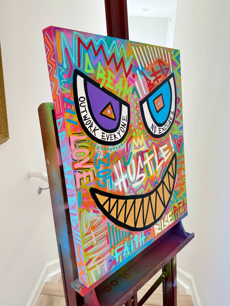 Mr. Hustle (24x20") by 305 Rick Art, additional view 2 of 4.