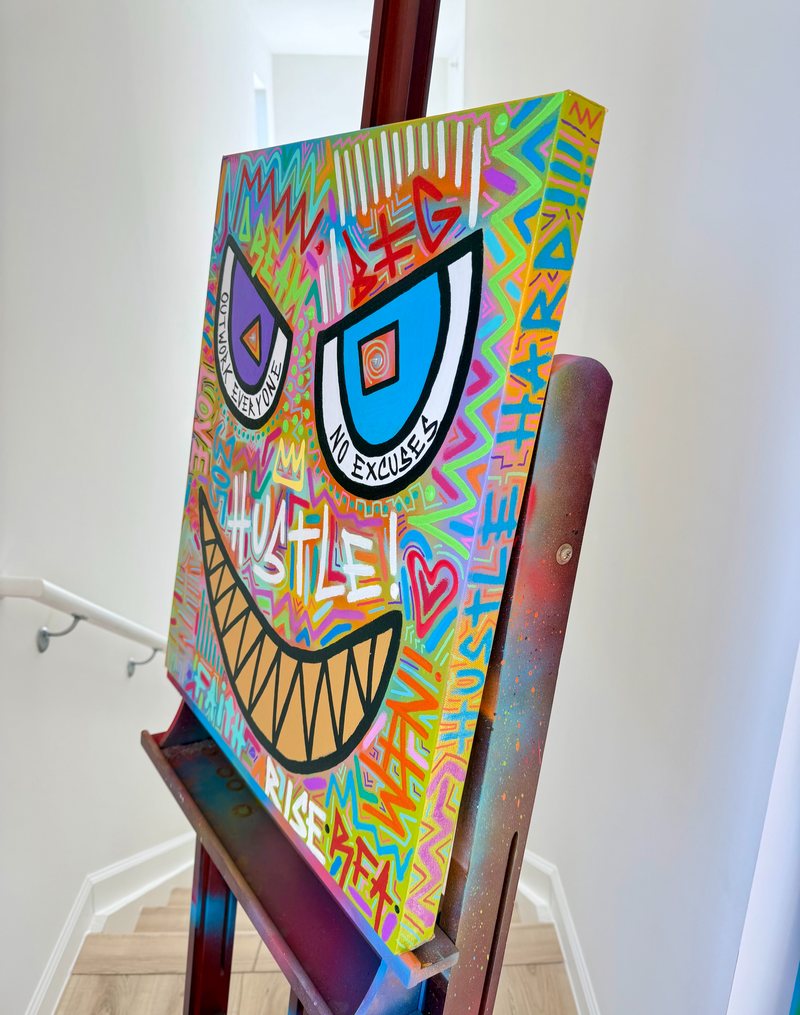 Mr. Hustle (24x20") by 305 Rick Art, additional view 3 of 4.
