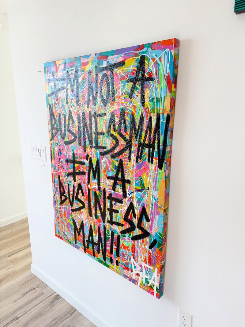 The Art of the Hustle (48"x36") by 305 Rick Art, additional view 2 of 3.