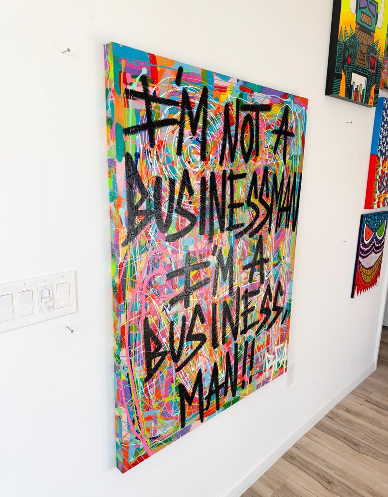 The Art of the Hustle (48"x36") by 305 Rick Art, additional view 3 of 3.